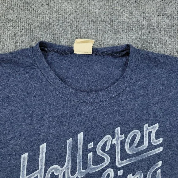 Hollister Shirt Women's Small Blue Surfing Co Graphic Tee Short Sleeve Top Adult - Picture 3 of 14